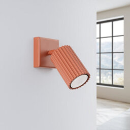Luminosa Lighting Luminosa Karbon Minimalist Single Wall Spotlight Red Ochre - thumbnail 2