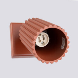 Luminosa Lighting Luminosa Karbon Minimalist Single Wall Spotlight Red Ochre - thumbnail 4
