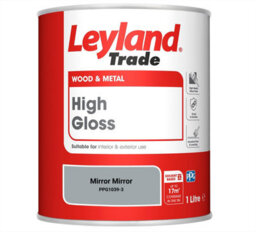Leyland Trade Wood & Metal High Gloss Paint Mirror Mirror (Ppg1039-3) 1L - thumbnail 2