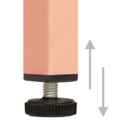 Vidaxl Storage Cabinet Pink 80X35X101.5 Cm Steel - thumbnail 7