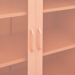 Vidaxl Storage Cabinet Pink 80X35X101.5 Cm Steel - thumbnail 8