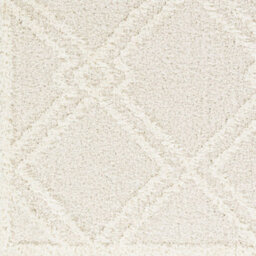 Afarin Boho Shaggy Beige White Area Rug-200Cm X 275Cm - thumbnail 4