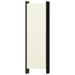 Berkfield 5-Panel Room Divider Cream White 250X180 Cm - thumbnail 4