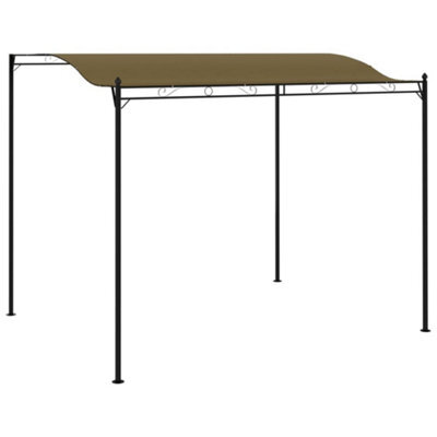 Anydaydirect 3 X 2.5M Gazebo Outdoor Garden Sunshade Awning Party Tent Cream White/anthracite - image 1