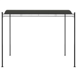 Anydaydirect 3 X 2.5M Gazebo Outdoor Garden Sunshade Awning Party Tent Cream White/anthracite - thumbnail 4