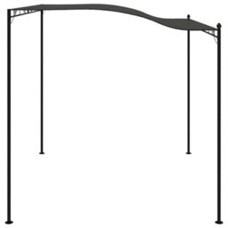 Anydaydirect 3 X 2.5M Gazebo Outdoor Garden Sunshade Awning Party Tent Cream White/anthracite - thumbnail 5
