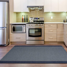 The Rugs Washable Designer Rugs & Mats Lined Bordered Design In Blue   116Blu - thumbnail 6