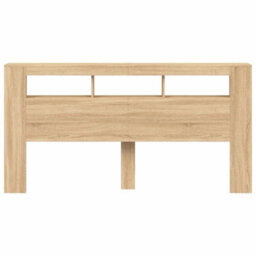 Walplus Led Headboard Sonoma Oak 200 Cm Engineered Wood - thumbnail 5