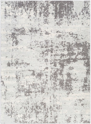 Livabliss Sunderland-Modern Blue Grey Marble Living Dining Bedroom Rug 200 X 275 Cm Easy Care, Non Shedding - image 1