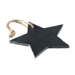 Midocean Slatestar Slate Star Christmas Hanging Decoration Black (One Size) - thumbnail 3