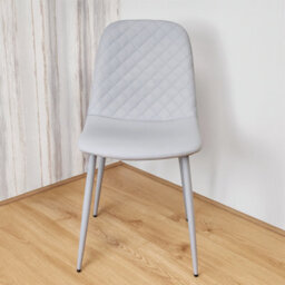 Kosy Koala Modern Rectangle Glass Dining Table Set With 4 Grey Gem Pattern Chairs Dining Room Furniture - thumbnail 2