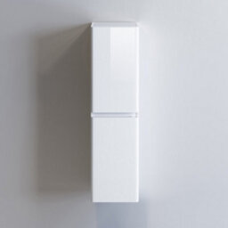 Ibathuk Denver 1400 Tall Cupboard Unit - White,wall Hung Tall Storage Unit - thumbnail 5