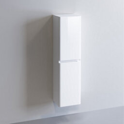 Ibathuk Denver 1400 Tall Cupboard Unit - White,wall Hung Tall Storage Unit - thumbnail 4