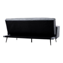 Darphe 3-Seater Contemporary Convertible Grey Sofa Bed With 2 Pillows - thumbnail 4