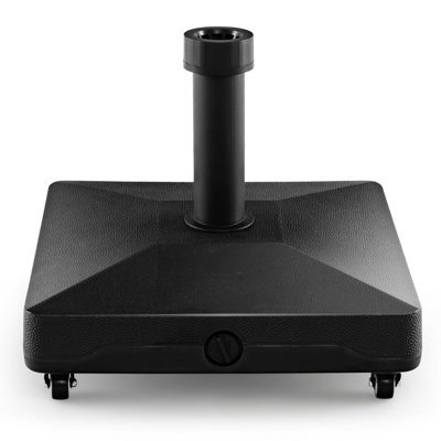 Costway Patio Umbrella Base Heavy-Duty Market Stand W/4 Universal Wheels - image 1