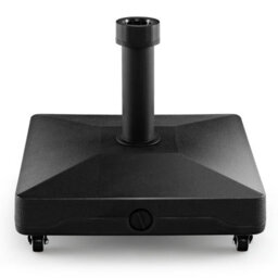Costway Patio Umbrella Base Heavy-Duty Market Stand W/4 Universal Wheels - thumbnail 1