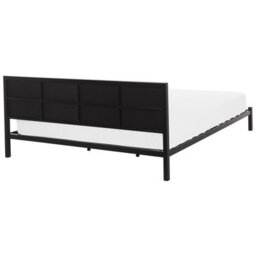 Beliani Bed Metal Clamart 180 X 200 Cm (Eu Super King) Grey - thumbnail 6
