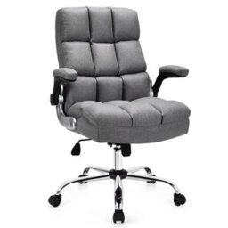 Executive Office Chair Ergonomic Padded High Back Swivel Computer Desk Chairs - thumbnail 1