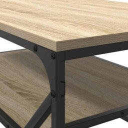 Berkfield Coffee Table With Shelf Sonoma Oak 90X50X40 Cm Engineered Wood - thumbnail 8
