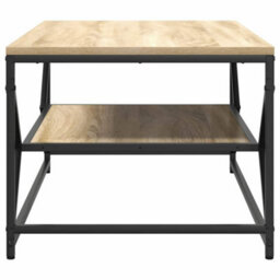 Berkfield Coffee Table With Shelf Sonoma Oak 90X50X40 Cm Engineered Wood - thumbnail 6