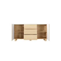 Arten Lomo 160Cm Oak Vincenza Sideboard With Two Cupboards And Three Drawers - thumbnail 3