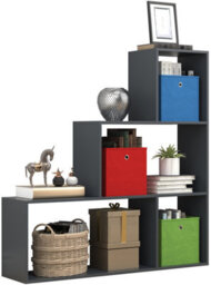 Vcm Wood Shelf Room Divider Books Dubila M - thumbnail 1