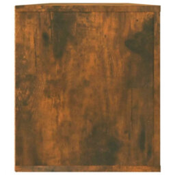 Berkfield Tv Cabinet Smoked Oak 100X35X40 Cm Engineered Wood - thumbnail 7