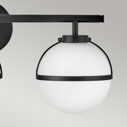 Luminosa Lighting Luminosa Hinkley Hollis Bathroom Wall Lamp Black, Ip44 - thumbnail 2