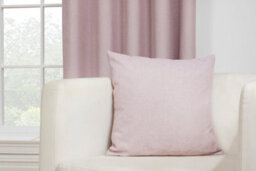 Sundour Eclipse - 100% Blackout Thermal Self-Lined Curtains - Eyelet - 100% Polyester (Rose, Filled Cover - 18'' X 18'' (Single)) - thumbnail 1