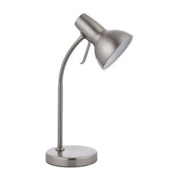 Luminosa Lighting Luminosa Amalfi Led 1 Light Table Lamp Satin Nickel, Gloss White Paint, Gu10 - thumbnail 2
