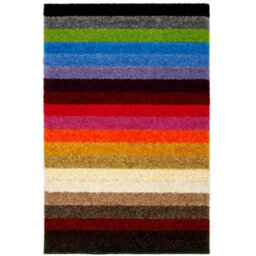 The Rugs Alya Collection Washable Rugs & Runners Striped Design In Multicolour   117M - thumbnail 4