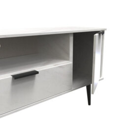 Fuji 2 Door 1 Drawer Wide Tv Unit In Marble (Ready Assembled) - thumbnail 6