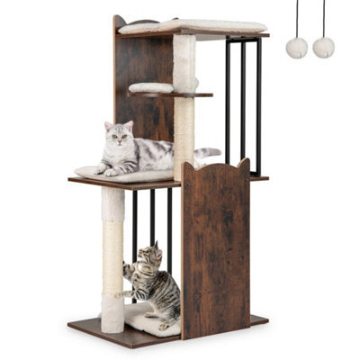 112Cm Tall Modern Cat Tree Indoor Activity Tower For Cats - image 1