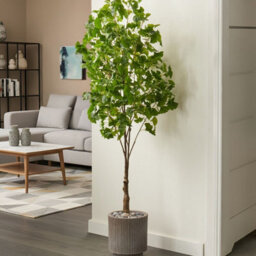 Wyld And Coco 150Cm Artificial Potted Plant Green - Maintenance-Free Decorative Tree For Indoor Living Rooms, Offices And Hallways - thumbnail 2
