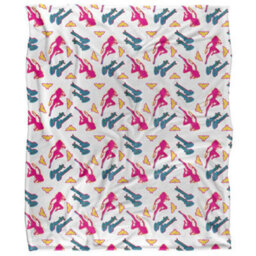 DC comics Wonder Woman Silky Patterned Supersoft Blanket White/multicoloured (One Size) - thumbnail 1