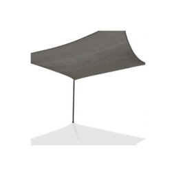Grey 2X3M Rectangular Hdpe Shade Sail Uv Resistant - thumbnail 1