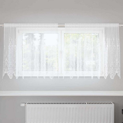 Walplus Curtains With Curtains White 200 X 100 Cm Polyester - image 1