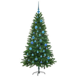 Vidaxl Christmas Tree With 150 Leds With Stand Green 150 Cm Pe - thumbnail 5