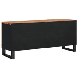 Berkfield Durable Tv Cabinet 105X33.5X46 Cm Solid Wood Acacia&engineered Wood - thumbnail 5