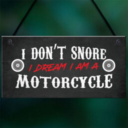 Red Ocean Motorcycle Motorbike Sign Hanging Garage Plaque Birthday Gifts For Biker Novelty Gifts For Him - thumbnail 5