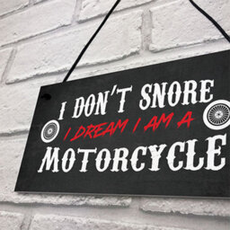 Red Ocean Motorcycle Motorbike Sign Hanging Garage Plaque Birthday Gifts For Biker Novelty Gifts For Him - thumbnail 7