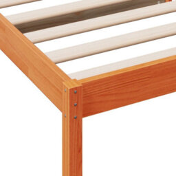 Berkfield Day Bed Without Mattress Wax Brown 80X200 Cm Solid Wood Pine - thumbnail 7