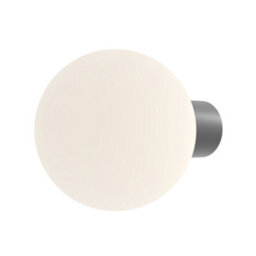 Luminosa Lighting Luminosa Bold I Outdoor Globe Wall Lamp Grey Ip54 1Xe27 - thumbnail 1