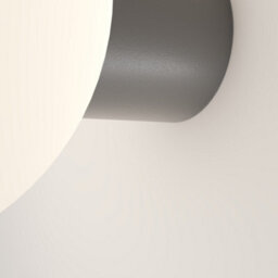 Luminosa Lighting Luminosa Bold I Outdoor Globe Wall Lamp Grey Ip54 1Xe27 - thumbnail 2