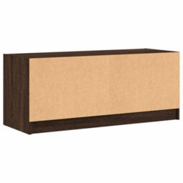 Walplus Tv Cabinet With Glass Doors Brown Oak 102X37X42 Cm - thumbnail 8