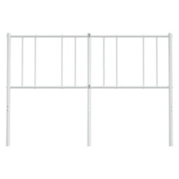 Berkfield Metal Headboard White 150 Cm - thumbnail 4