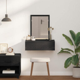 Walplus Dressing Table Black 60 X 40 X 70 Cm Engineered Wood - thumbnail 4