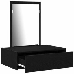 Walplus Dressing Table Black 60 X 40 X 70 Cm Engineered Wood - thumbnail 5