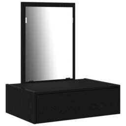 Walplus Dressing Table Black 60 X 40 X 70 Cm Engineered Wood - thumbnail 2