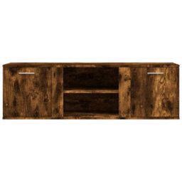 Vidaxl Tv Cabinet Smoked Oak 120X34X37 Cm Engineered Wood - thumbnail 4